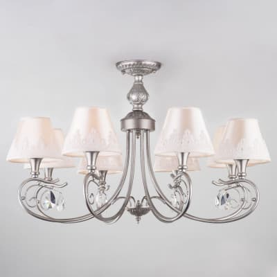 Люстра потолочная Eurosvet Incanto 60069/8 серебро