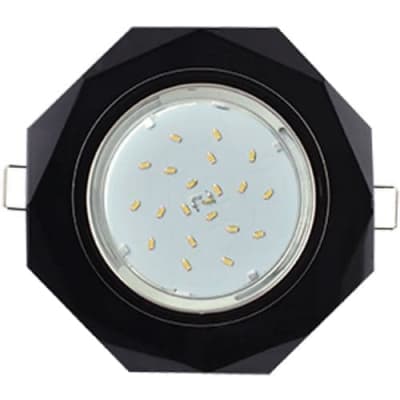 Встраиваемый светильник Ecola H4 5312 GX53 Чёрный FP538AECH