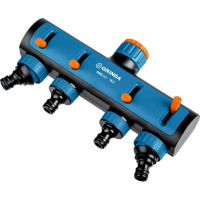 GRINDA PROLine TS-4, 3/4″-1″, распределитель четырехканальный, поливочный, с внутренней резьбой 8-426313_z02