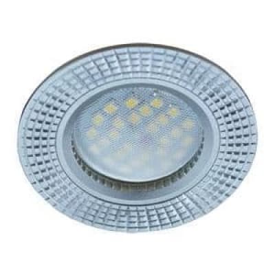 Встраиваемый светильник Ecola MR16 DL3182 GU5.3 матовый хром/алюминий FS1608EFF