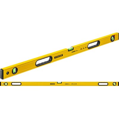 STAYER LEADER 1500 мм уровень строительный фрезерованный 3466-150_z01