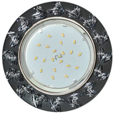 Встраиваемый светильник Ecola H4 5361 GX53 Чёрный FL53RNECB