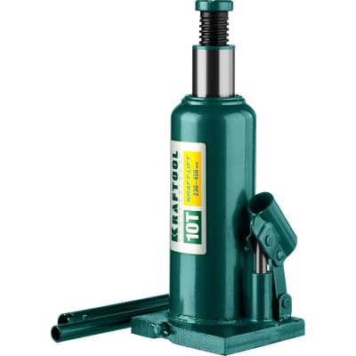 Домкрат гидравлический бутылочный сварной Kraft-Lift KRAFTOOL 10т, 230-456мм 43462-10_z01