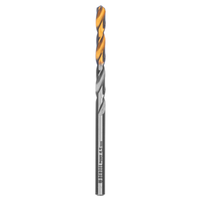 Сверло спиральное по металлу 4,5 x 80 мм, Р6М5, Golden Tip  Denzel 718231
