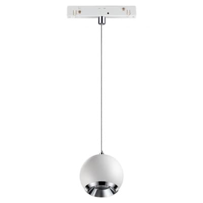 Трековый св-к для низков.шинопровода IP20 LED 4000K 10W FLUM 358402 SHINO NT20 029 белый/хром