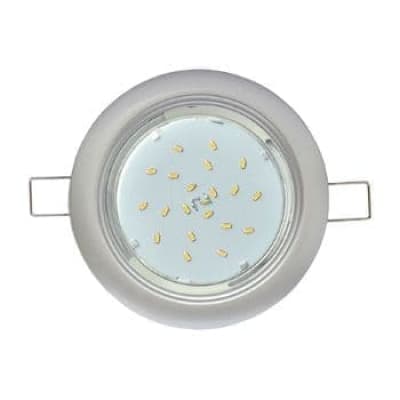 Встраиваемый светильник Ecola GX53 DGX5315 серебро FS53EFECD