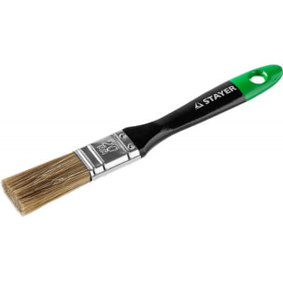 Кисть плоская STAYER 20 мм, 3/4", щетина искусственная, деревянная ручка KANEKARON-EURO 0106-020