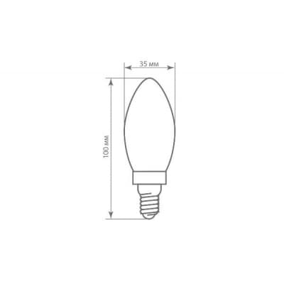 Лампа светодиодная FERON LB-570, C37 (свеча), 9W 230V E14 2700К 25798