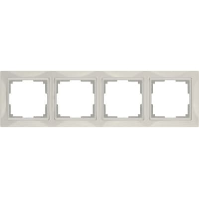 Рамка на 4 поста Werkel Snabb basic WL03-Frame-04 слоновая кость 4690389098765