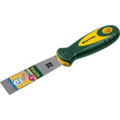 Шпательная лопатка  KRAFTOOL 32 мм, нержавеющее полотно, двухкомпонентная рукоятка, 10035-030