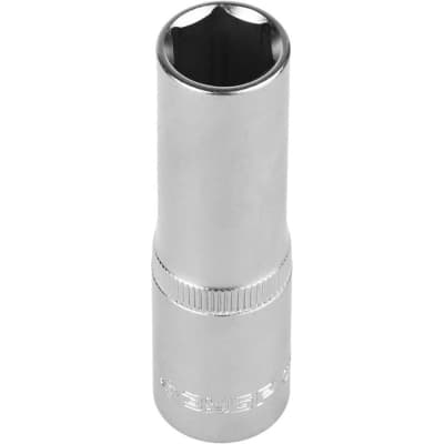 Торцовая головка ЗУБР 1/2", 14 мм, Cr-V сталь, хромированная 27726-14