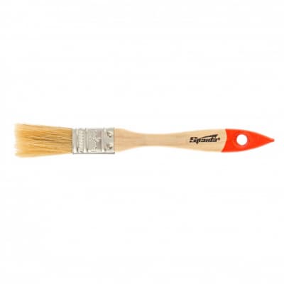 Кисть плоская Slimline 3/4 (20 мм), натуральная щетина, деревянная ручка Sparta 824155