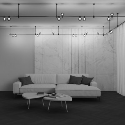 Трековый светильник Maytoni Bubble TR148-1-3W3K-B