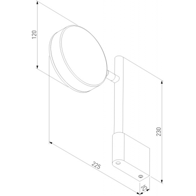 Настенный светильник Elektrostandard Tobi 40129/LED черный