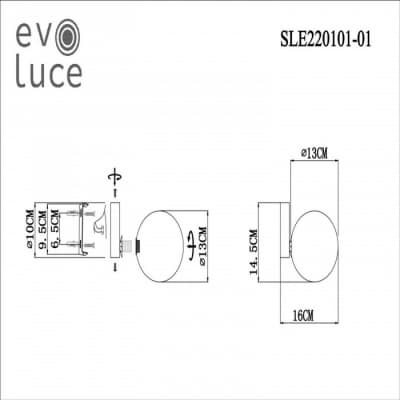 Бра Arcola SLE220101-01 Evoluce