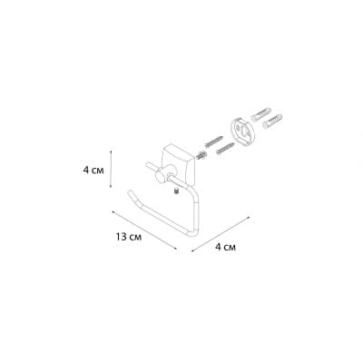 Бумагодержатель FIXSEN Kvadro (FX-61310A)