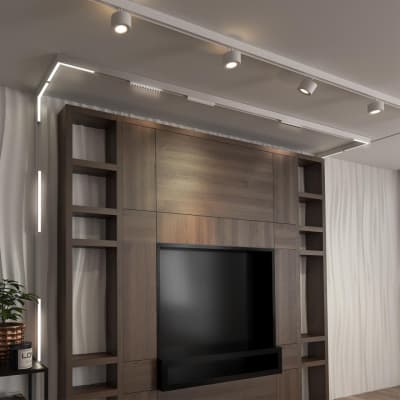 Трековый светильник для низковольного шинопровода IP20 LED 4000K 24W 48V FLUM 358605 SHINO NT21 000 белый   NOVOTECH FLUM 358605