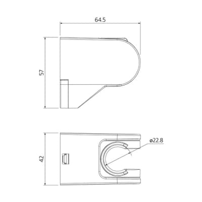 Держатель для лейки Milardo 360 (360CP00M53)