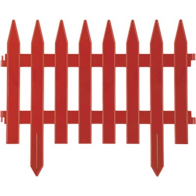Забор декоративный GRINDA 28х300 см, терракот КЛАССИКА 422201-T