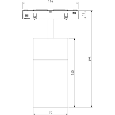 Трековый светильник Elektrostandard Slim Magnetic 85187/01