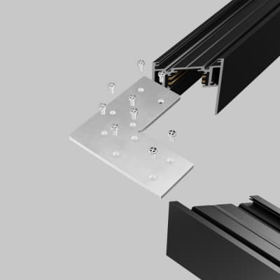 Соединитель угловой Maytoni Accessories for tracks Gravity TRA010CL-21