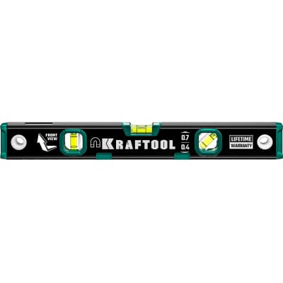 Kraftool 400 мм, магнитный уровень с зеркальным глазком 34785-40