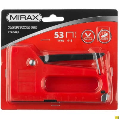 Степлер пластиковый MIRAX скобы 53 3142