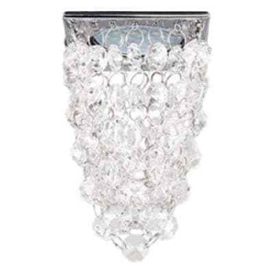 Встраиваемый светильник Ecola MR16 CR1014 GU5.3 Glass хром/прозрачный FW16RVECB