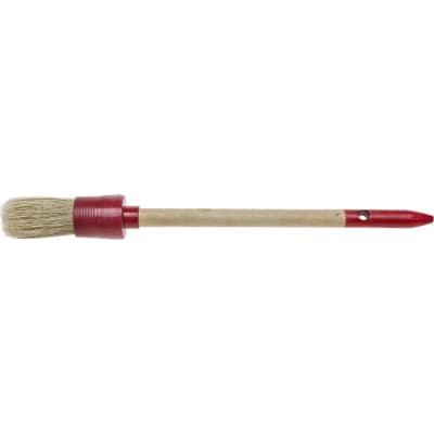 Кисть малярная круглая STAYER 25 мм, щетина натуральная, деревянная ручка 0141-25