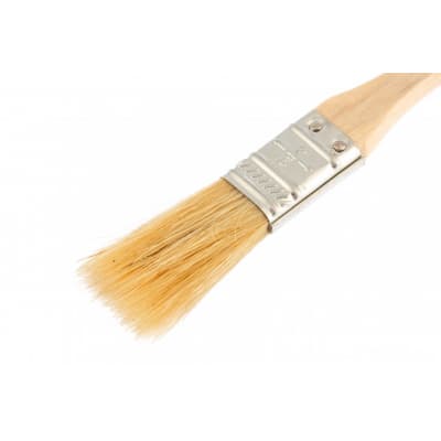 Кисть плоская Slimline 3/4 (20 мм), натуральная щетина, деревянная ручка Sparta 824155