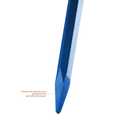 Лом монтажный ЗУБР 1300 мм, 25 мм, шестигранный, 21805-130