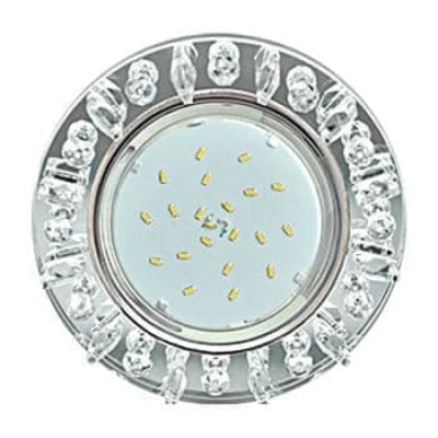 Встраиваемый светильник Ecola GX53 H4 5361 Glass хром/зеркальный FK53RNECB