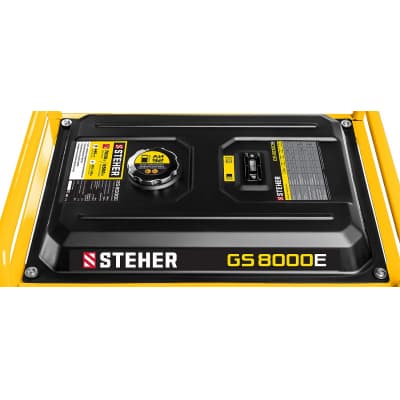 GS-8000Е бензиновый генератор с электростартером, 7000 Вт, STEHER GS-8000Е