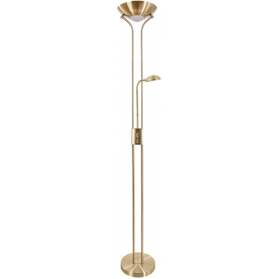 Торшер светодиодный с лампой для чтения Arte Lamp Duetto A4329PN-2PB