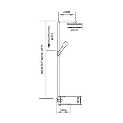 Душевая система MIXLINE ML2433 (530035)