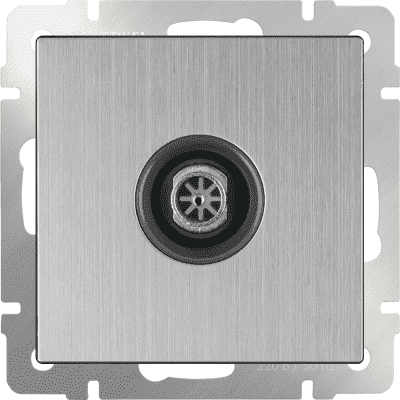 Розетка TV оконечная Werkel Werkel WL02-TV глянцевый никель 4690389119613