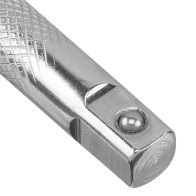 Вороток Г-образный, 375*100 мм, квадрат 1/2", CrV, матовый хром Denzel 14067