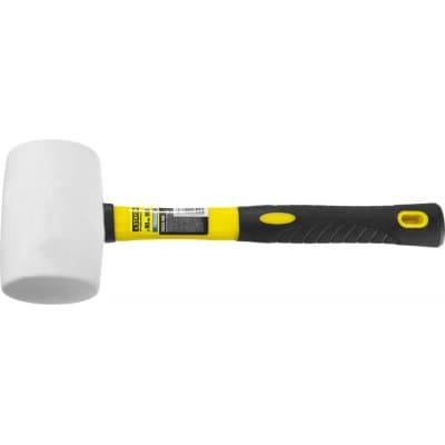 Киянка резиновая белая с фиберглассовой ручкой STAYER 900 г 20533-900