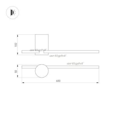 Настенный светильник Arlight VINCI 034171