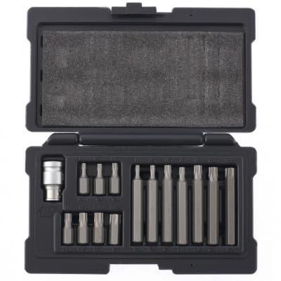 Набор бит TORX, хвостовик-шестигранник, 10 мм, CrV, 15 предметов Stels 11315