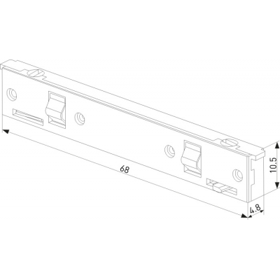 Коннектор прямой Elektrostandard Mini Magnetic 95131/00