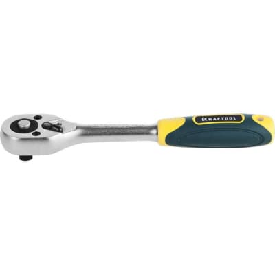 Трещотка для торцовых головок KRAFTOOL 3/8", 72 зубца, Cr-V сталь 27791-3/8_z02