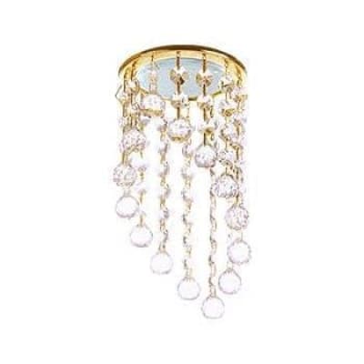 Встраиваемый светильник Ecola GX53 H4 5344 Glass золото/прозрачный FQ53RVECB