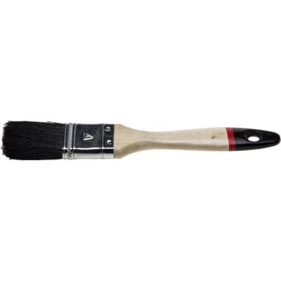 Кисть плоская STAYER 25 мм, 1", щетина натуральная чёрная, деревянная ручка UNIVERSAL-EURO 01022-025