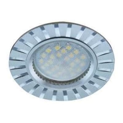 Встраиваемый светильник Ecola MR16 DL3183 GU5.3 матовый хром/алюминий FS1609EFF