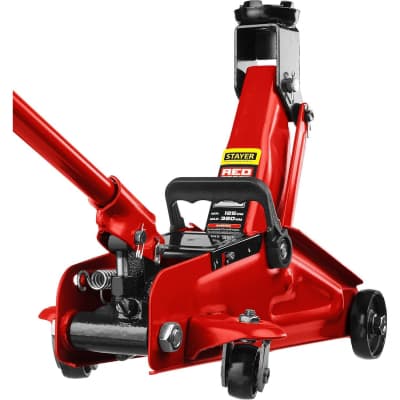 Домкрат подкатной гидравлический RED FORCE STAYER 2т, 125-320 мм 43152-2