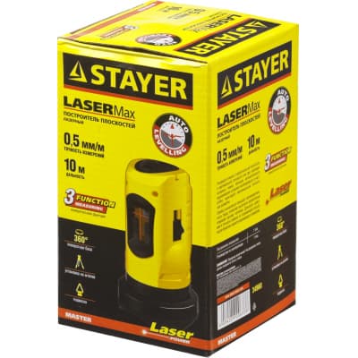 Нивелир линейный STAYER 10 м LaserMax SLL-2 34960-H2