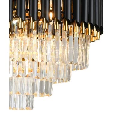 Подвесная люстра Darian DARIAN 76017/10C GOLD BLACK Natali Kovaltseva