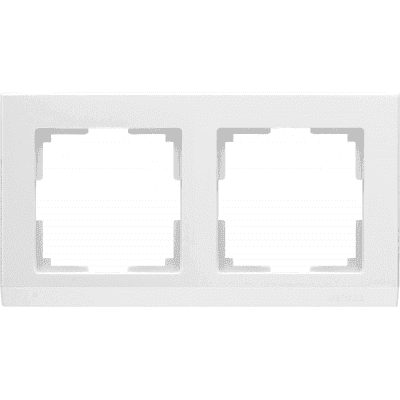 Рамка на 2 поста Werkel Stark WL04-Frame-02-white белый 4690389047114