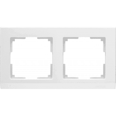 Рамка на 2 поста Werkel Stark WL04-Frame-02-white белый W0021801